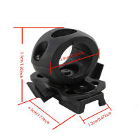 BOOIU Soporte De Linterna Para Casco Táctico Con Montura Rápida Y Universal De 60 Grados Compatible Con Cascos 60200 - details 5