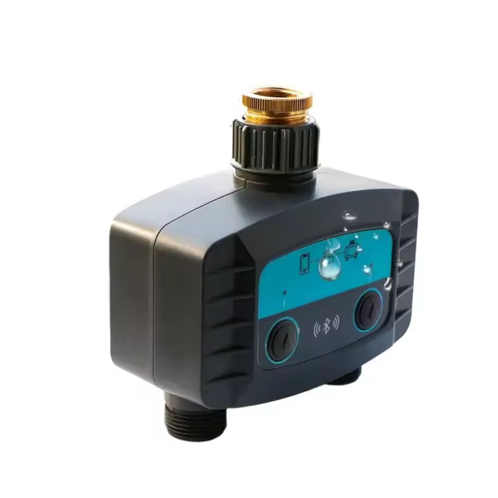 Controlador De Riego Inteligente Para Jardín 2-vías WiFi/Bluetooth Válvula De Solenoide Para Riego Inalámbrico Desde El Teléfono Móvil - 1