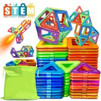 Juego De Bloques Magnéticos Para Niños Y Niñas Set De Construcción Educativo Para Bebés Juguete DIY Montessori Regalos - details 0