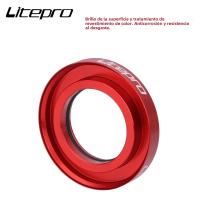 Ultra Ligero Litepro 44MM Juego De Manillar Plegable Para Bicicleta Adecuado Para SP8/SP18/VP18/MUP8/JP8/DAHON BYA412 Con Rodamientos Sellados Aleación De Aluminio 74g - details 2