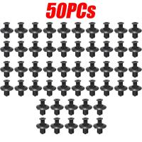 50pcs Clip De Plástico Para Coche Negro Retenedor De Panel De Puerta De Automóvil Para Toyota Audi Clavija De Rivetaje Para Vehículo - details 12