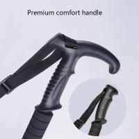 Palo De Camino De Aleación De Aluminio Retráctil Para Escalada Y Senderismo Con Mango De Goma Herramienta De Apoyo Para Actividades Al Aire Libre - details 3
