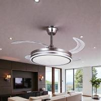 MIMAX LIGHTING VENTILADOR DE TECHO CON LUZ ALTA GAMA CALIMA GRANDE  109 CM / 50CM 6VELOCIDADES SUPER SILENCIOSO, MOTOR DC, ASPAS RETRACTILES, LUZ LED REGULABLE DE 2700K A 6500K (CALIDA, DÍA, FRÍA)VERANO/INVIERNO MEMORIA.EFICIENCIA ENERGETICA EN C - details 1