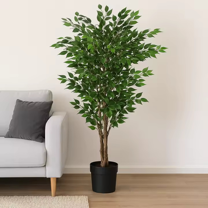 Poenia Arte Floral - Árbol Artificial Ficus en Maceta 175cm - REF 630529 - Decoración Realista - 1