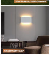 Luz De Pared LED Impermeable IP65 6W/12W Aluminio Moderno Para Exteriores E Interiores Decoración De Jardín Patio Casa - details 8