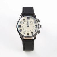 Reloj Deportivo De Moda 2024 Para Hombres Reloj Digital Trendy Con Cinta PU Cuero Reloj De Cuarzo Estudiante Resistentes Al Agua - details 5