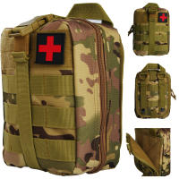 Kit De Primeros Auxilios Táctico Impermeable De Tela Oxford Para Viajes Y Campamentos Equipamiento De Seguridad Bolso De Cintura Para Escalada Y Actividades Al Aire Libre - details 5