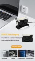 Linterna Frontal LED COB Multifuncional Portátil Con Indicador De Energía Recargable Para Camping Al Aire Libre Luz De Trabajo - details 9