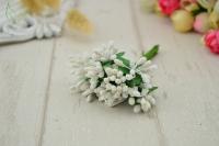 12 Pcs Flores Artificiales De Estambul Para Decoración De Boda DIY Adorno De Coronel Hilo Y Regalo De Caja De Flores Falsas Para Scrapbooking - details 15
