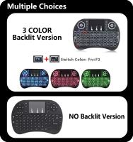 Mini Teclado Inalámbrico I8 2.4G Con Retroiluminación En 3 Colores Ratón De Aire Touchpad Para Android TV Box PC Control Remoto - details 4