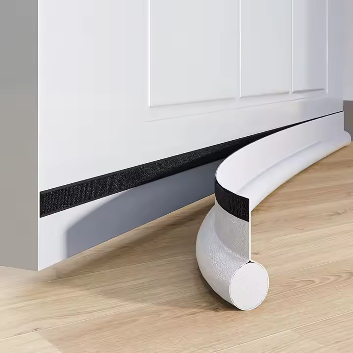  Sella De Puerta Ajustable Tapón De Drafts Anti-frío Windproof Espuma Acústica Para El Hogar Material PU+espuma Tamaño 95-96cm - 1