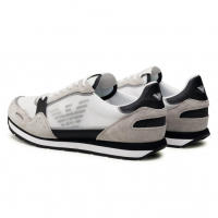 Emporio Armani Zapatillas Hombre Blanco Gris X4X537 XM678 N638 - details 3