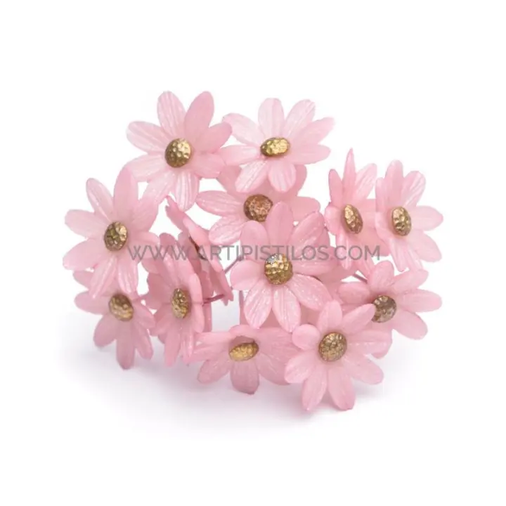 Flor de Porcelana Fría 2.1 Cm Decoración Coronitas Tiaras Tocados - 1