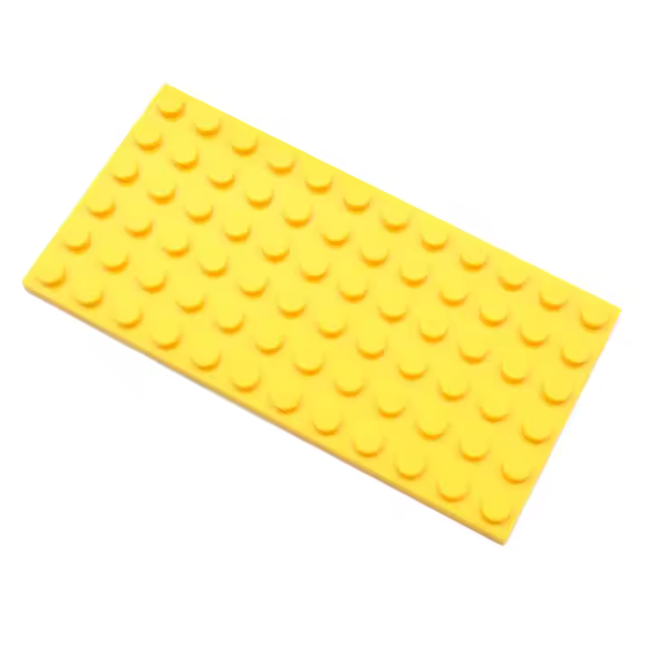 10pcs Bloques De Construcción DIY 6x12 Puntos Figuras Delgadas Bloques Educativos Creativos Compatibles Con Juguetes 3028 Para Niños - 1