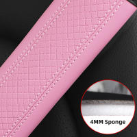 Almohadilla De Cinturón De Seguridad De Cuero PU Para Coche Cubierta De Hombro Transpirable Protección Accesorios De Automóvil Interior - details 16