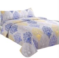 Juego de sábana, para cama 200cm,set de 4 Piezas, 1 encimera , 1 sábana bajera ajustable, 2 fundas de almohada, 100% poliéster, transpirable.CXJF - details 2
