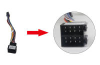 Marco De Radio Para Coche 2 Din Adaptador Panel De Montaje De Fascia Para BENZ Smart Fortwo 2011-2015 Con Cable De Audio Y Poder - details 5