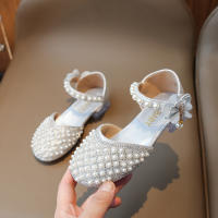 Zapatos De Princesa Para Niñas Plata Cristal Alta Moda Antideslizante Sandalias De Niños Suela De Goma Talla Verdadera Para Verano - details 17