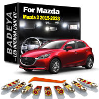 BADEYA 8Pcs Luz De Lectura Interior Domo Maletero LED Para Mazda 2 Mazda2 2015-2023 Accesorios Bombilla T10 300LM 2.4W 12V - details 0