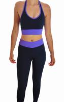 Leggings Deportivos Mujer Azul Marino con Cintura Alta Lila – WA Wild Animal | Sujeción, Comodidad y Estilo - details 0