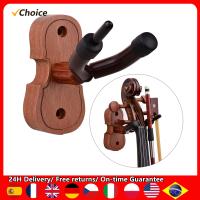 Gancho De Madera Marrón Para Violín Con Portabocinas Soporte De Pared Para Uso En Hogar Y Estudio Accesorio De Violín - details 0