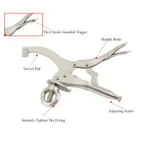 MacWork Pinza De 9 Pulgadas Para Agarrar Un Bloque De Abrazadera Fijo En La Superficie De Una Mesa De Taladro De Banco - details 1