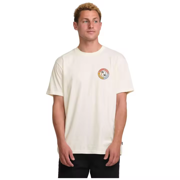 Camiseta de Manga Corta Billabong Tropical Pets Premium para hombre en color blanco - 1