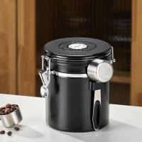 Contenedor De Almacenamiento Airtight De Acero Inoxidable Para Cofeina Gran Capacidad Reserva De Alimentos Ecológico Y Fresco - details 3