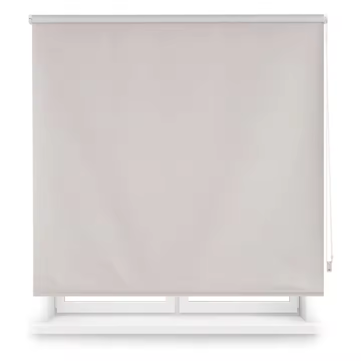 Well Home Estor enrollable Opaco liso en varios tamaños (ancho x largo) - Blanco / Blanco roto, Tamaño de la tela 177 x 115cm - 1