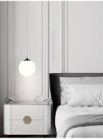 Modernidad Lámpara Colgante De Vajilla De Vidrio Para Comedor Sala De Estar Oficina Iluminación Pendente Decorativa Para La Casa - details 5