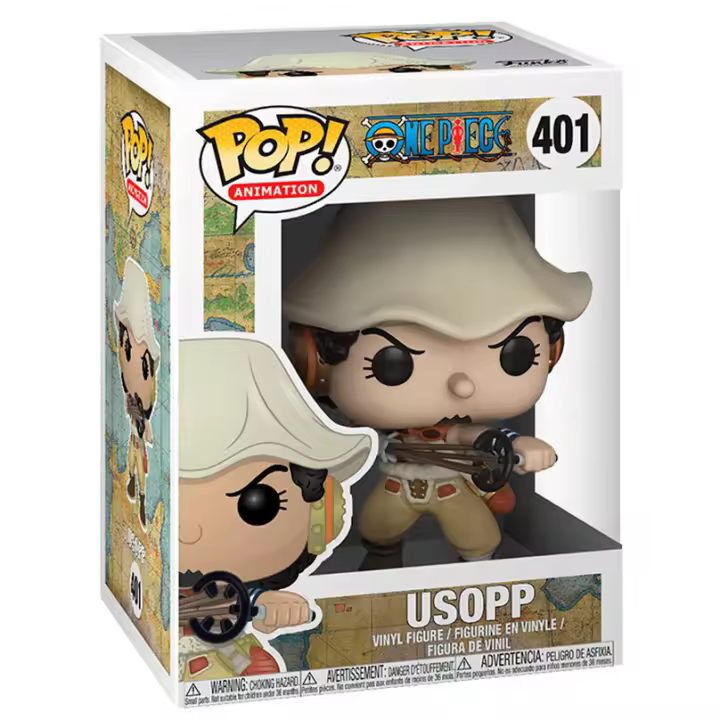Figura Pop One Piece Usopp-Figura de Vinilo Coleccionable - Idea de Regalo- Mercancia Oficial - Juguetes para Niños y Adultos - Movies Fans - Muñeco para Coleccionistas y Exposición - 1