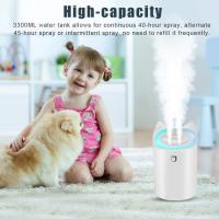 Humidificador silencioso para bebés, humidificador de vapor para habitación de 3L y 24 horas para dormitorio y oficina - details 2