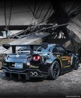 Nissan GTR R35 De 1:24 Coche Deportivo Diecast Modelo De Metal Juguete Para Colección Simulación Con Retroceso Para Niños - details 1