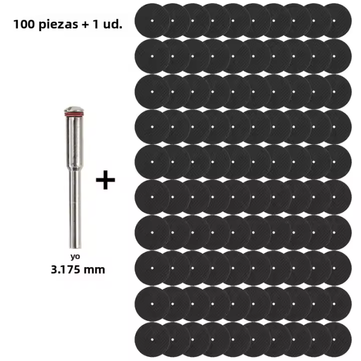 CMCP Disco De Corte Metálico 101/102pcs Para Dremel Herramienta Rotativa Circular Con Mandril Disco Abraçivo De Corte - 1