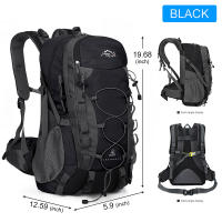Mochila De Senderismo 40 Litros Resistente Para Viajes Y Camping Mochila Táctica De Trekkking INOXTO Unisex Nylon - details 4