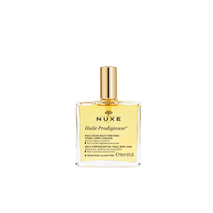 Nuxe Huile Prodigieuse 50ml Nutre, repara, sublima Rostro, Cuerpo, Cabello - 1