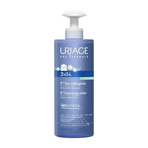 Uriage Agua Limpiadora 500ml - Limpia Profundamente - 1