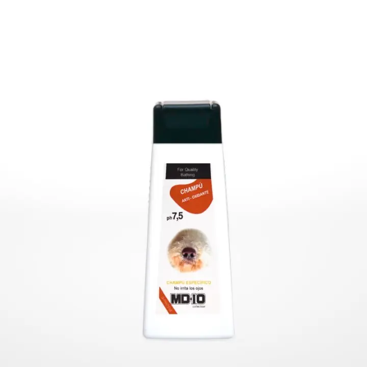"Champú para Perros Antioxidante - Elimina Óxido Barbas y Codos -  Pelo Blanco y Claro - Champú Dermoprotector - Resultados en Pocos Lavados - MD10 COLLECTION " - 1
