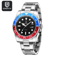 Reloj De Cuarzo Para Hombre QINGXIYA Moda Lujo Acero Inoxidable Impermeable Luminoso Con Fecha Relogio Masculino - details 6