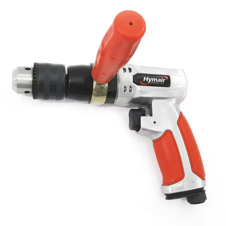 Hymair Taladro Neumático Reversible HEAVY 1/2" con Empuñadura Lateral - Herramienta Profesional para Taller - 1