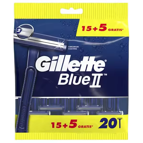 GILLETTE Blue II Maquinillas Desechables  20 uds Maquinillas Desechables - 1
