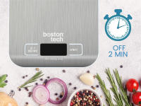 Báscula de Cocina Digital HK105 - Acero Inoxidable - 5 KG - Pantalla LCD - Función Tara | Boston Tech - details 9