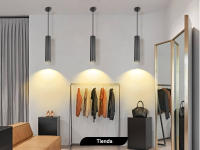 Lámpara Colgante LED Para Cocina Y Comedor 110-265V Lámpara De Pared Iluminación Para Dormitorio Estilo Europeo Metal - details 9