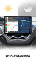 Junsun-reproductor Multimedia X7 MAX para coche Radio con Android CarPlay inalámbrico voz IA 2K 13.1 pulgadas para Peugeot 208 2008 20009 2010 2011 2012 2013 2014 2015 2016 2017 2018 - details 9
