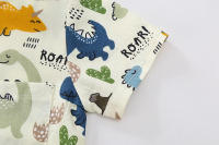 Conjunto De Ropa Infantil Para Niños Primavera Verano Camisa Corta Con Estampado De Dinosaurio Y Jeans Moda Bebé 2 Piezas Talla Adecuada Para Niños De 0 a 6 Años - details 7