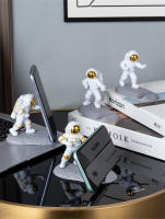 Soporte De Teléfono Móvil En Forma De Astronauta Figura De Escultura Para Decoración De Escritorio Adorno Espacial Para Enthusiasts - details 6