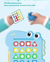 Juego Interactivo De Mesa Dinosaurs Collide Con Formas Geométricas Juguete Educativo Para Niños Entrenamiento De Pensamiento Y Educación Temprana Para Padres E Hijos - details 4