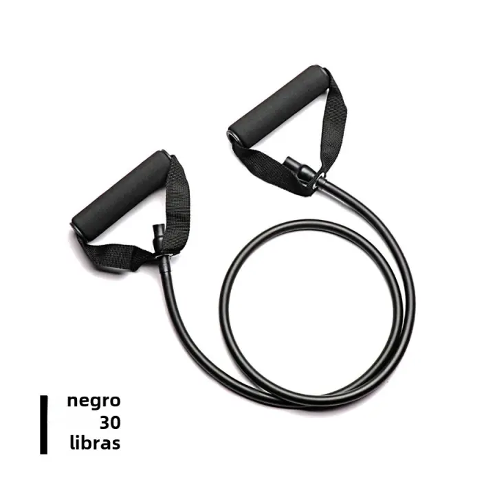 Banda De Resistencia Con Manijas 5 Niveles Ejercicio De Entrenamiento De Fitness Bandas Elásticas Para Fortalecimiento Muscular Y Acondicionamiento Corporal - 1