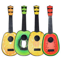 Ukelele De Juguete Simulación De Guitarra Musical Estilo Fruta Con Cuatro Cuerdas Instrumento Musical Educativo Para Niños Montessori - details 5