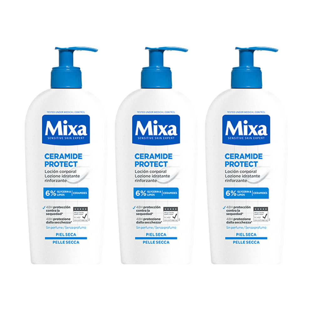 MIXA | Crema y/o Loción Corporal Ceramide Protect para piel seca